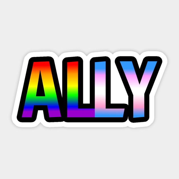 Ally Sticker by The Spirit Of Love